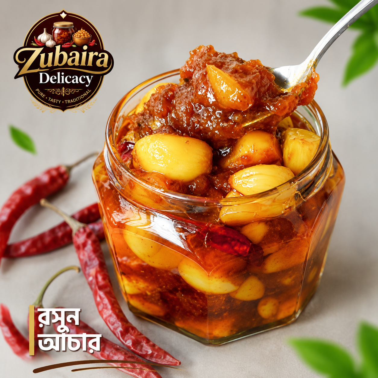 রসুনের আচার ৫০০ গ্রাম
